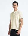 Flying Machine Horizontal Stripe Cotton Polo Shirt