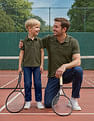 U.S. Polo Assn. Denim Co. Vertical Stripe Cotton Polo Shirt