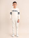 U.S. Polo Assn. Kids Boys Brand Printed Regular Fit Sweatshirt