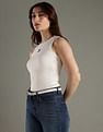 Tommy Hilfiger Solid Slim Fit Cotton T-Shirt