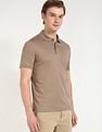 Calvin Klein Jeans Solid Slim-Fit Cotton Polo T-Shirt