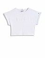 Tommy Hilfiger Kids Girls Logo Relaxed-Fit Cotton T-Shirt