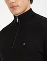 Calvin Klein Jeans Textured Regular-Fit Cotton Sweater