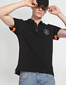 U.S. Polo Assn. Denim Co. HD Print Muscle Fit Polo Shirt