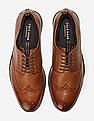 Cole Haan Men Tan Holland Long Wingtip Oxford Shoes