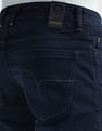 Flying Machine Mid Rise Slash Slim Tapered Fit Jeans