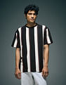 Flying Machine Vertical Striped Digitopia T-Shirt