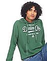 U.S. Polo Assn. Denim Co. Drawstring Brand Print Hooded Sweatshirt