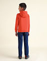 U.S. Polo Assn. Kids Boys Brand Printed Hooded Sweatshirt