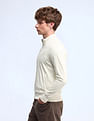 Flying Machine Solid High Neck Sweatshirt