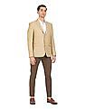 Arrow Tailored Regular Fit Patterned Formal Blazer