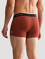 USPA Innerwear Anti Microbial Solid OET13 Trunks - Pack Of 3