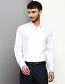 Calvin Klein Jeans Tuxedo Pleated Slim Fit Casual Shirt