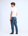 Flying Machine Cobain Loose Fit Blue Jeans