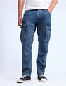 Flying Machine Cobain Loose Fit Blue Jeans