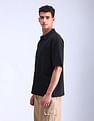 Flying Machine Solid Oversized Fit Polo Shirt