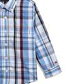 Tommy Hilfiger Kids Boys Checks Regular-Fit Cotton Shirt