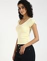 Tommy Hilfiger Slim-Fit Cotton Round Neck Top