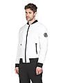 Flying Machine Stand Collar Solid Jacket