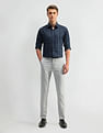 Arrow Newyork Windowpane Checks Cotton Shirt