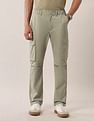 U.S. Polo Assn. Denim Co. Mid Rise Solid Straight Fit Cargos