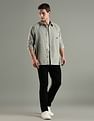 Tommy Hilfiger Solid Oversized Fit Cotton Shirt