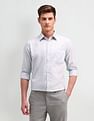 Arrow Slim Fit Textured Pattern Shirt