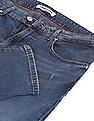 Tommy Hilfiger Men Blue Ryan Straight Fit Stone Wash Jeans