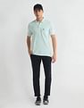 Arrow Sports Self Stripe Cotton Polo Shirt