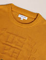 U.S. Polo Assn. Crew Neck Brand Patterned Knit Sweater