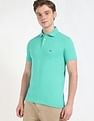 Tommy Hilfiger Solid Slim-Fit Cotton Polo Shirt