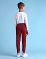 U.S. Polo Assn. Kids Boys Brand Embroidered Regular Fit Track Pants