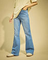 Flying Machine Women Ultra High Rise Flared Stretchable Jeans