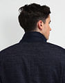 Arrow Textured Knitted Blazer