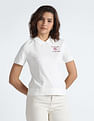 Tommy Hilfiger Crest Sequin Polo Shirt