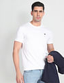 Arrow Sports Crew Neck Solid T-Shirt