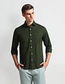 Arrow Sports Manhattan Slim Fit Twill Shirt