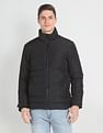 Arrow Sports Solid Hooded Puffer Jacket