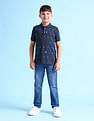 U.S. Polo Assn. Kids Pique Printed Polo Shirt