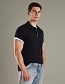 Tommy Hilfiger Solid Regular-Fit Cotton Polo T-Shirt