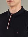 Tommy Hilfiger Solid Regular-Fit Cotton Polo T-Shirt