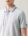 Arrow Sport Vertical Striped Regular Fit Polo Shirt