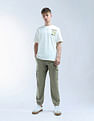 Flying Machine Mid Rise Relaxed Fit Joggers