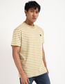 Tommy Hilfiger Logo Striped Regular-Fit Cotton T-Shirt