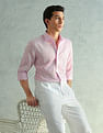Arrow Cotton Linen Slim Fit Shirt