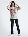 Tommy Hilfiger Crew Neck Oversized Basketball T-Shirt