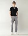 Arrow Sport Mid Rise Dobby Autoflex Trousers