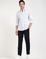 Tommy Hilfiger Striped Slim-Fit Poplin Woven Shirt