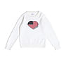 U.S. Polo Assn. Kids Girls Regular Fit Graphic Printed Sweater