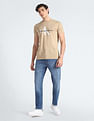 Calvin Klein Mid Rise Stone Wash Jeans